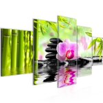 Runa art tableau décoration murale orchidée feng shui 150x75 cm - 5 panneaux deco toile prêt à accrocher ... Runa art tableau décoration murale orchidée feng shui 150x75 cm - 5 panneaux deco toile prêt à accrocher ...