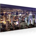 Runa art tableau dcoration murale la ville de new york 100x40 cm - 1 panneau deco toile prt  accrocher ...