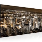 Runa art tableau d�coration murale la ville de new york 100x40 cm - 1 panneau deco toile pr�t � accrocher ...