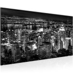 Runa art tableau dcoration murale la ville de new york 100x40 cm - 1 panneau deco toile prt  accrocher ...