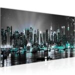 Runa art tableau d�coration murale la ville de new york 100x40 cm - 1 panneau deco toile pr�t � accrocher ...