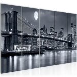 Runa art tableau dcoration murale la ville de new york 150x60 cm - 5 panneaux deco toile prt  accrocher ...