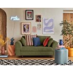 Rune - canap 2 places - en velours ctel