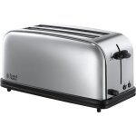 Russell hobbs 23520 - 56 toaster grille pain 1600w victory 2 longues fentes chauffe viennoiserie design ...