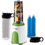 Russell hobbs 25160 - 56 mixeur blender nomade 300w mix & go 2 bouteilles 600ml 2 couvercles transport ...