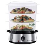 Russell hobbs cuiseur vapeur 9l programmable minuteur cuisson l�gumes riz ?ufs - 19270 - 56