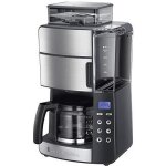 Russell hobbs machine à café cafetière filtre semi automatique 1000w moulin à grains intégré programmable ... Russell hobbs machine à café cafetière filtre semi automatique 1000w moulin à grains intégré programmable ...
