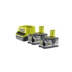 Pack 2 batteries ryobi 18v one + 5. 0ah lithiumplus - 1 chargeur rapide 2. 0ah rc18120 - 250