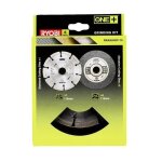Ryobi - kit 6 disques meuleuse diam. 115 mm - 1 disque diamant et 5 disques  trononner - rak6agd115 ...