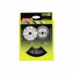 Kit 6 disques pour meuleuse ryobi diam�tre 125mm rak6agd125