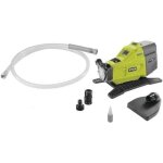 Ryobi - pompe de transfert 18v one + - 1 500 l / h - aspiration 25 m + tuyau 25 m raccord rapide 18 mm ...