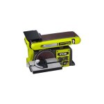 Ryobi - ponceuse stationnaire  bande & disque 370 w - moteur induction + bande ponage disque ponage ...