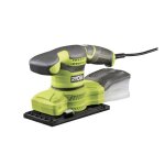 Ryobi - ponceuse vibrante 1 / 3 de feuille 200 w - 12 000 osc / min - systme daspiration - collecteur ...