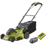 Ryobi - tondeuse 36v power assist? -  coupe 40 cm - ramassage et mulching + batterie 60 ah high energy ...
