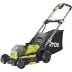 Ryobi - tondeuse pouss�e 18v brushless - � coupe 40 cm - ramassage et mulching - vendue sans batterie ...