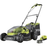 Ryobi - tondeuse poussée 18v one + - brushless - Ø coupe 37 cm - ramassage et mulching + batterie 50 ... Ryobi - tondeuse poussée 18v one + - brushless - Ø coupe 37 cm - ramassage et mulching + batterie 50 ...