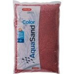 Sable d�coratif pour aquariums - aquasand - rouge framboise - 5kg - quartzite concass�e - 2 - 3mm