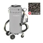 Sableuse mobile pro 106l aspirateur int�gr� + 50 kg dabrasifs mw tools cat03010pack1