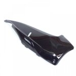 Sabot bas de caisse droit p2r pour scooter yamaha 500 tmax 2004 � 2007 noir brillant / plat