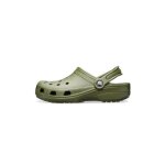 Sabot crocs classic - mixte - vert kaki - tige en eva - l�g�ret� et confort