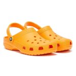 Sabots crocs classic orange pour femmes - eu 38 - 39 - confortable et respirant