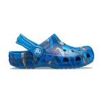 Sabots crocs? classic shark clog ps pour enfant - bleu prep blue - mixte