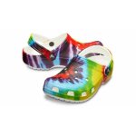 Sabot - crocs - classic tie dye graphic - rouge - multicolore - homme