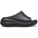 Sabots crocs crush - noir - classic platform - femme - semelle compense - personnalisable