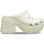 Sabots crocs siren - adulte - bone - blanc - talon haut - confortable