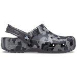 Crocs classic camo sabots enfant noir / gris - taille 28 / 29