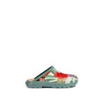 Sabots femme - aigle - corlay print - vert - caoutchouc - confortable et rsistant