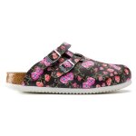 Sabots femme birkenstock kay birko - flor narrow - blooming roses black - 42 troit