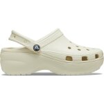 Sabots femme crocs classic platform - beige - plastique - taille 36 / 37