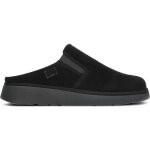 Sabots femme �lastiques fitflop if6 - noir - daim - nubuck - confort maximal - technologie damorti