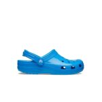 Sabots fluo classic neon hl - crocs - femme - bleu - adulte
