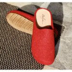 Sabot dintérieur en laine rouge pour femme - belym - 265 - confortable et polyvalent Sabot dintérieur en laine rouge pour femme - belym - 265 - confortable et polyvalent