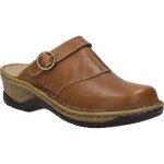Sabots - josef seibel - catalonia 83 - cuir marron - semelle en pu - confort et style