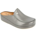 Sabot mdical femme en cuir gris synthtique f201 - belym