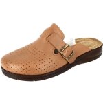 Sabot medicale homme en vritable cuir cognac