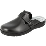 Sabot medicale homme en vritable cuir noir