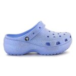 Sabots plateformes crocs classic pour femme en synthtique bleu