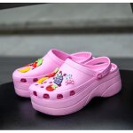 Sabots  plateforme pour femmes dt - marque - modle - rose - chaussures de jardin en plein air