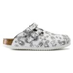 Birkenstock kay super grip ? sabot professionnel femme birko?flor paisley blanc