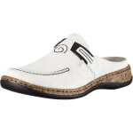Sabots femme - rieker - mod�le 46393 - semelle anti - stress - talon plat 3cm - blanc