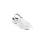 Sabots de scurit femme - flowergrip - azale - blanc - src - esd