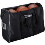 Sac de voyage - wilson - nba 6 ball - noir - transport facile - 3 compartiments