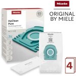 Sac aspirateur - miele - hyclean pure tu - 4 sacs - 35 l - compatible guard s1 et guard l1 - turquoise ...