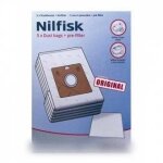 Sacs aspirateur - nilfisk - modles varis - 5 sacs + 1 filtre - accessoires dappareils