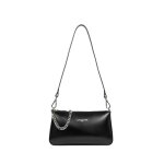 Sac baguette lancaster ref 55236 noir 22 * 12 * 8 tu