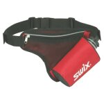 Sacs banane swix - drink belt - rouge et noir - ceinture zipp�e avec porte - bouteille isotherme